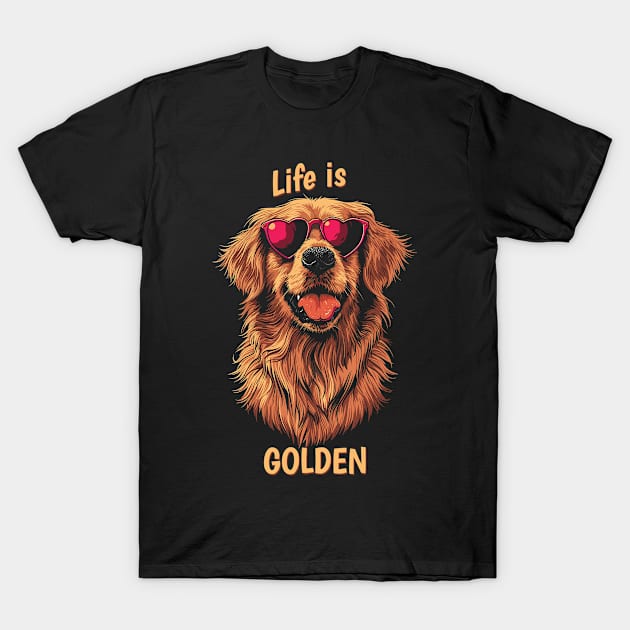 Life is Golden | Dog Lover T-Shirt by Indigo Lake